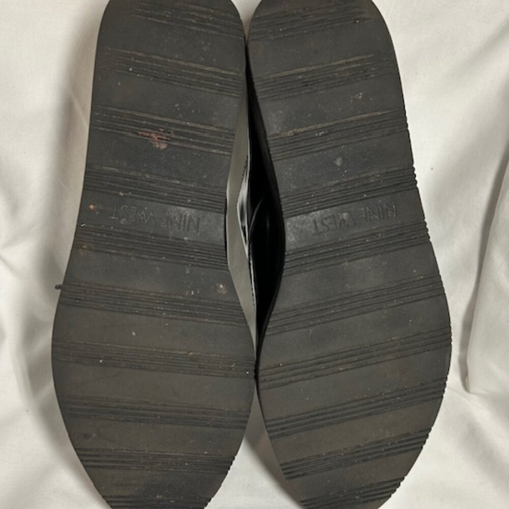 NINE WEST BARBIERI Black Patent Oxfords - Picture 14 of 14